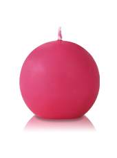 Bougie ronde Fuchsia 7cm