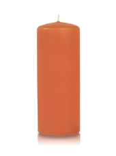 Bougie cylindre Citrouille 6x15cm