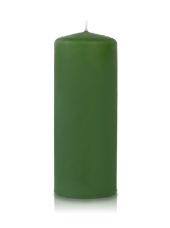 Bougie cylindre Vert 6x15cm