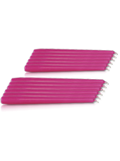 Pack de 12 chandelles Fuchsia 23x25cm