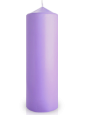 Bougie cylindre Lavande 7x21cm