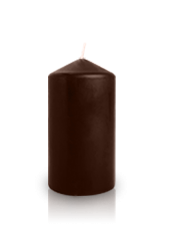 Bougie cylindre Chocolat 6x11cm