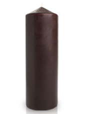 Bougie cylindre Chocolat 7x21cm