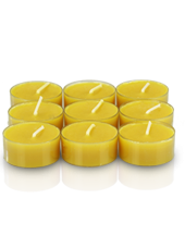 9 bougies chauffe-plat Jaune