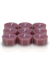 9 bougies chauffe-plat Rose