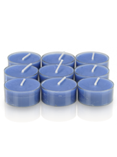 9 bougies chauffe-plat Bleu roi