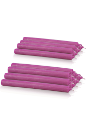 Pack de 16 chandelles premium Fuchsia 2,2x25cm